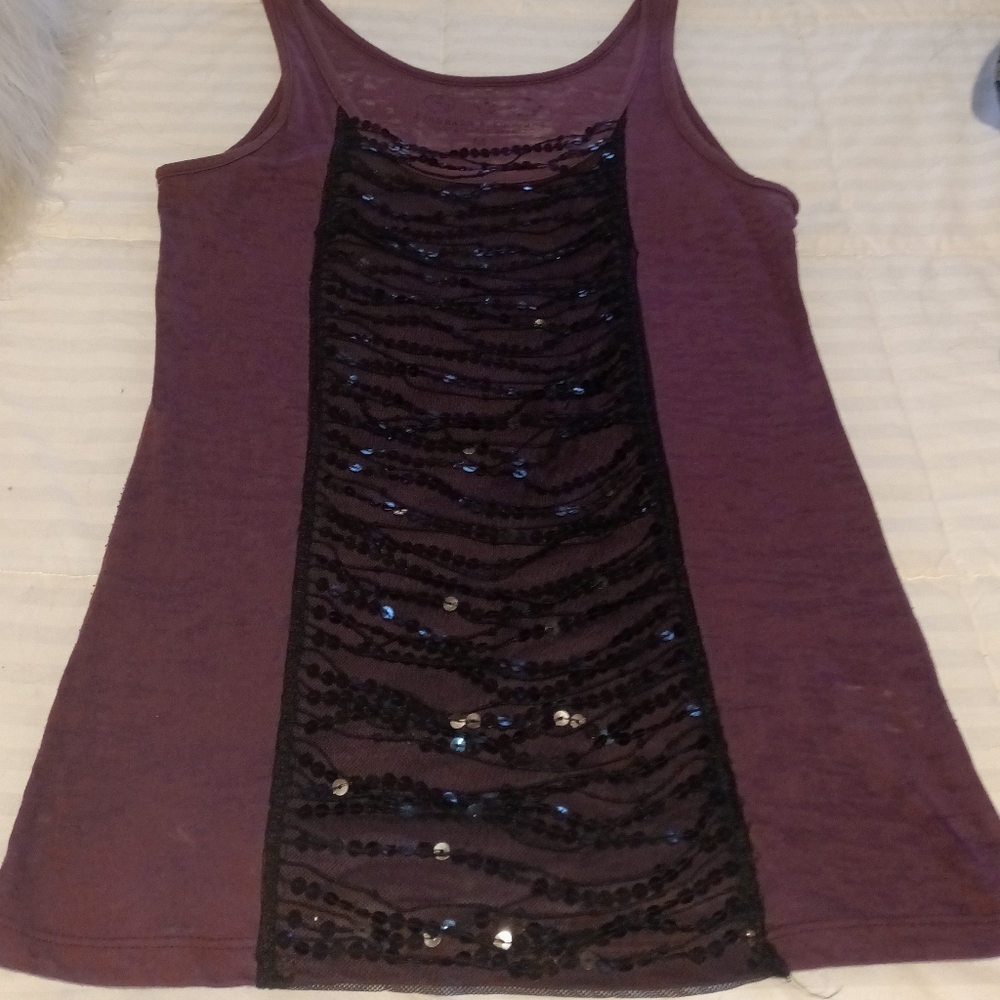 Thread for Thoughts beaded tank top